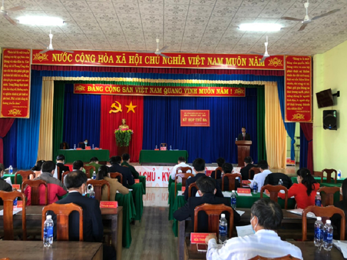 Xã Ea Wy tổ chức kỳ họp thứ 3 HĐND, khóa X, nhiệm kỳ 2021-2026